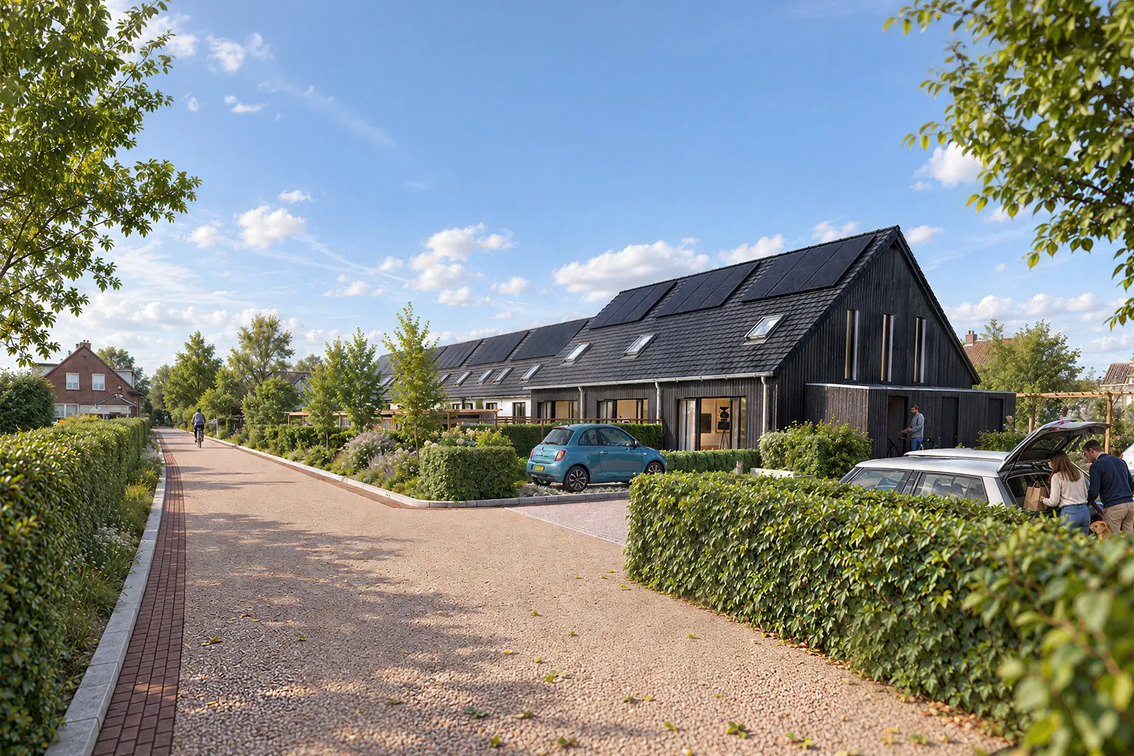 Hof Van Cosinta Impressie Pad Achter laag parkeerplaats 1672x1080px jet
